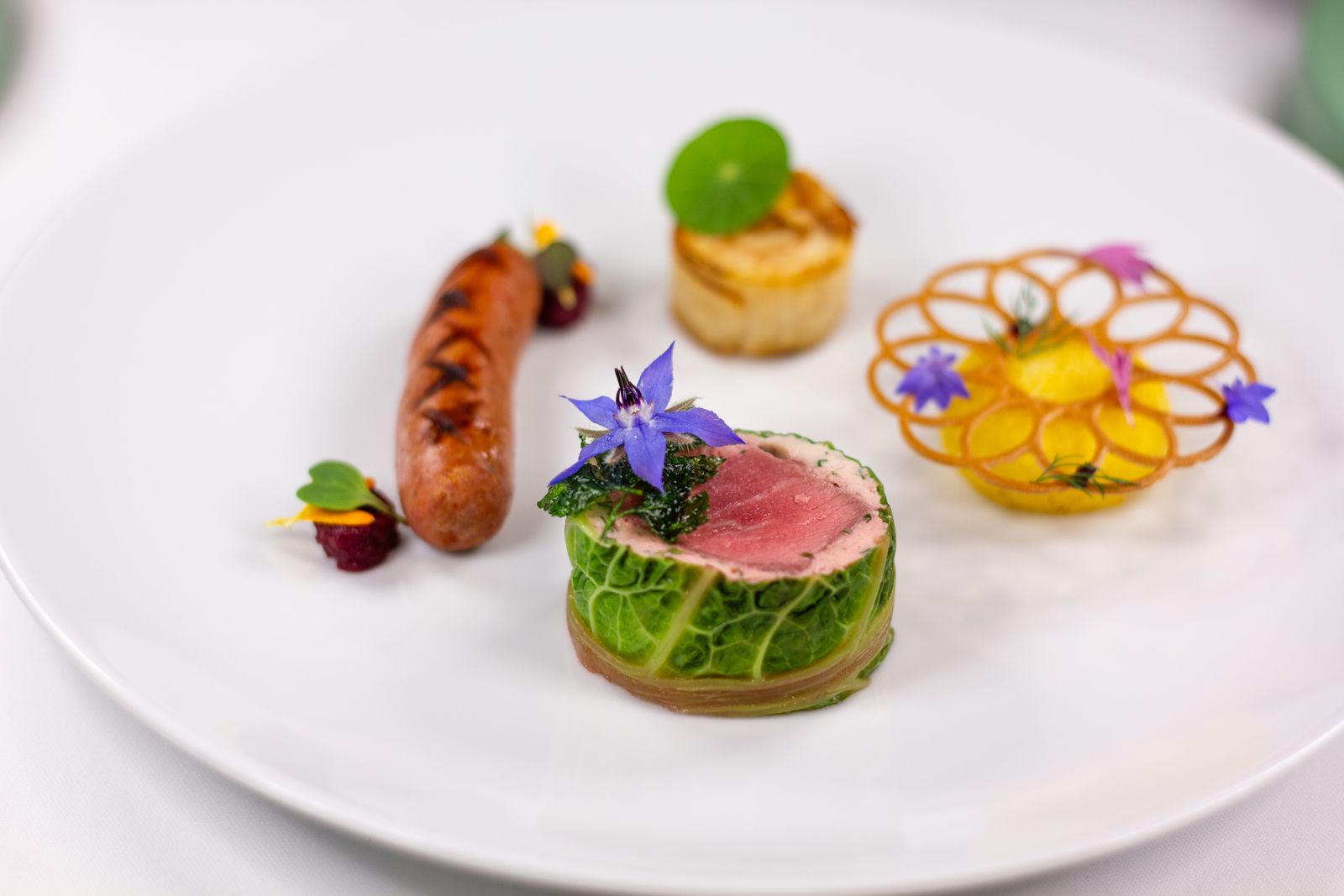 A beautifully prepared seasonal dish